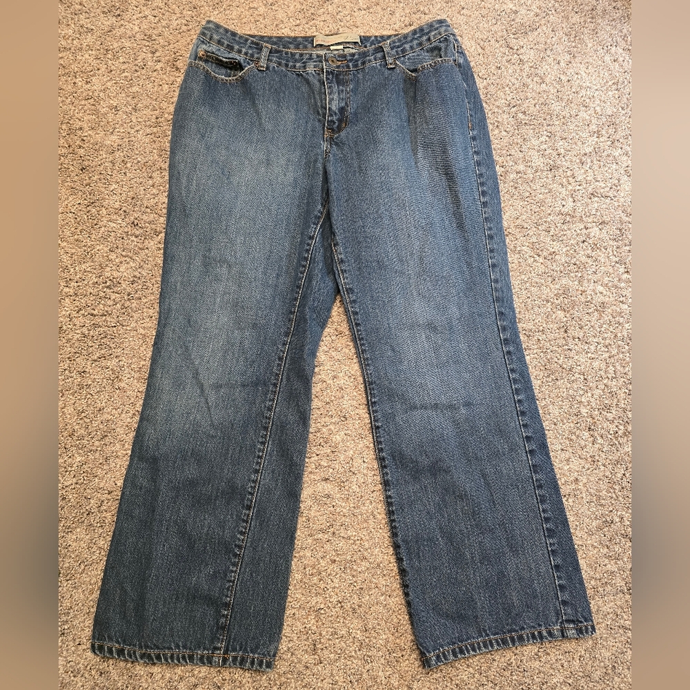 Venezia Rigid Bootcut Jeans, size 16 Average - Lane Bryant